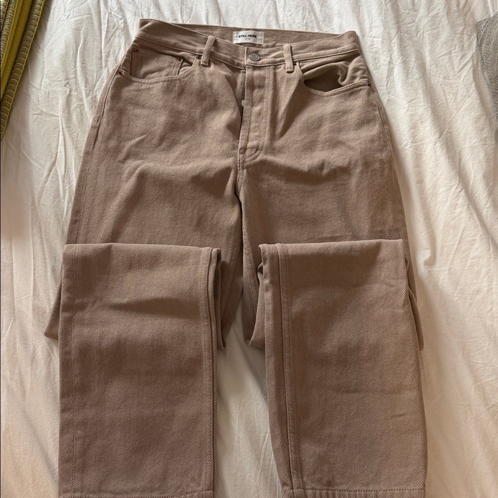 Still Here Childhood Jeans in Khaki Size 27 - Picture 8 of 13